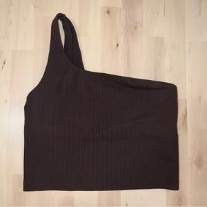 lululemon Asymmetrical Ribbed Tank Top - size 6